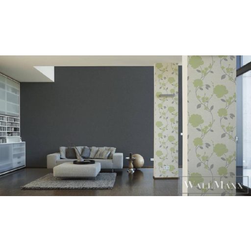 AS CREATION 36702-2 sötét szürke uni tapéta