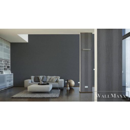 AS CREATION 36702-2 sötét szürke uni tapéta