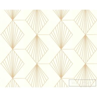   AS CREATION French Affair 36710-1 krémszínű geometrikus grafikai tapéta