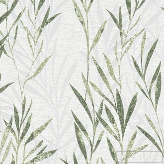   AS CREATION StyleGuide Nature 2027 36712-3 zöld leveles klasszikus tapéta