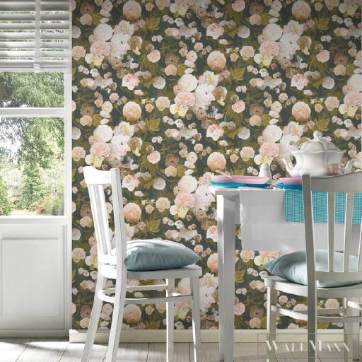 AS CREATION 36717-1 rózsa virágcsokor mintás tapéta