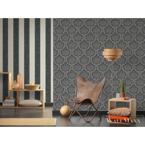 AS CREATION 36718-1 sötét-világos csíkos tapéta