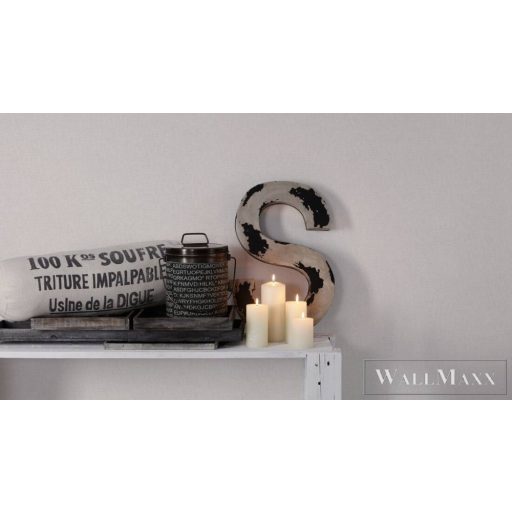 AS Creation Desert Lodge 3672-02 törtfehér Textil mintás Design vlies tapéta