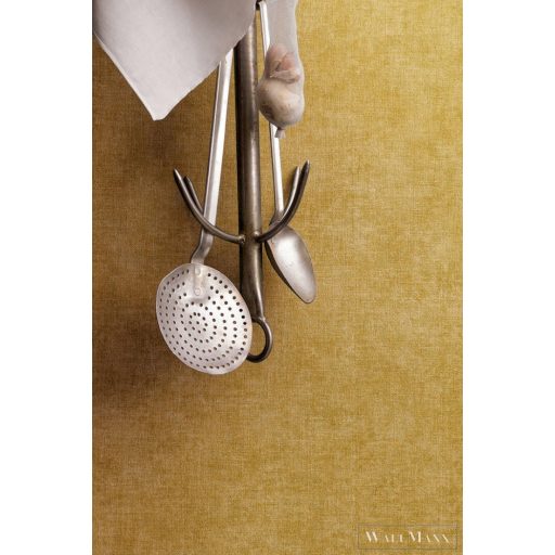 AS Creation Desert Lodge 3672-13 sárga Textil mintás Design vlies tapéta