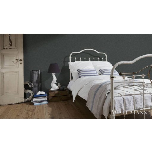 AS Creation Desert Lodge 3672-19 fekete Textil mintás Design vlies tapéta