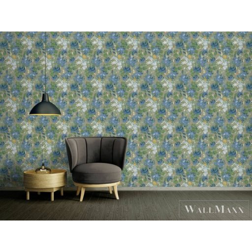 AS CREATION Character 36772-7 kék design tapéta