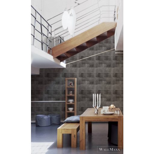 AS CREATION Character 36773-2 fekete design tapéta