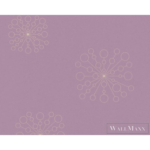 AS CREATION 36784-2 lila színárnyalat fémhatású dekor