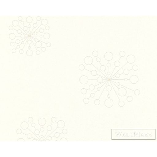 AS CREATION 36784-3 fehér alap-fémesen ezüstös díszítés