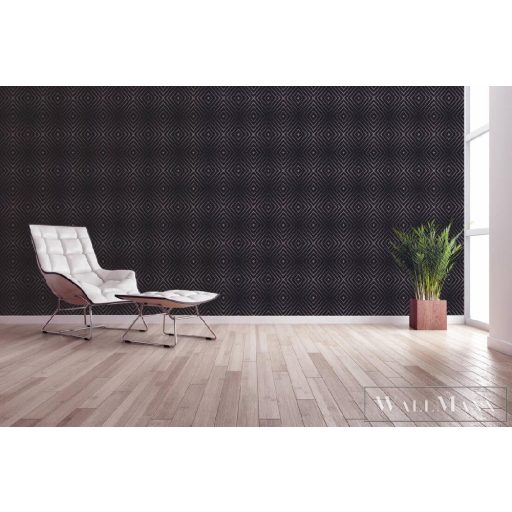 AS CREATION 36785-3 sötétszürke alapon 3d optikai minta