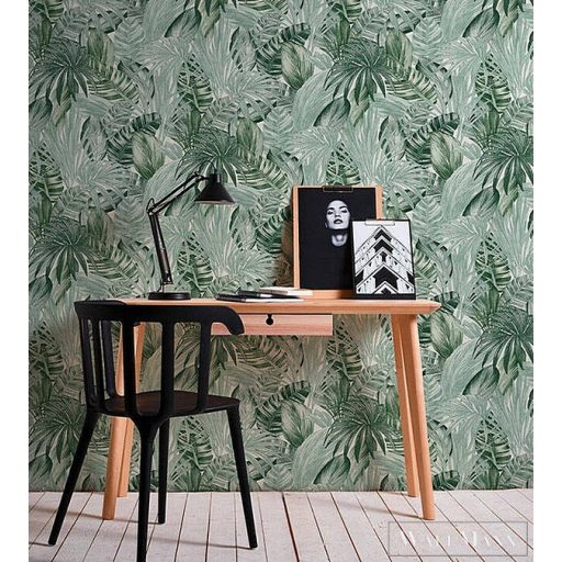 AS CREATION 36820-1 zöld színárnyalatú vad növények