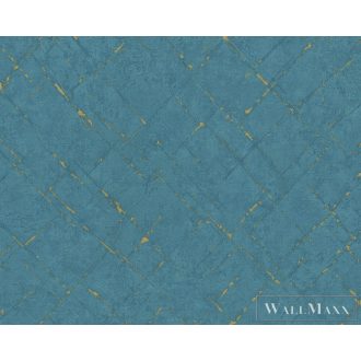 AS CREATION Emotion Graphic 2021 36881-5 kék modern tapéta