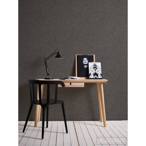 AS CREATION Emotion Graphic 2021 36881-6 fekete modern tapéta