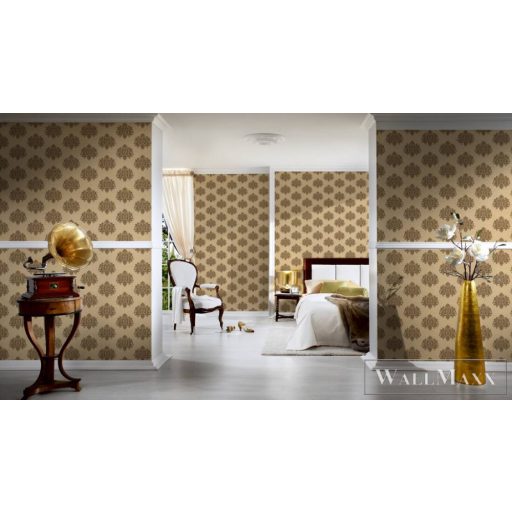 AS CREATION Laurel 36887-1 krémszínű barokk tapéta