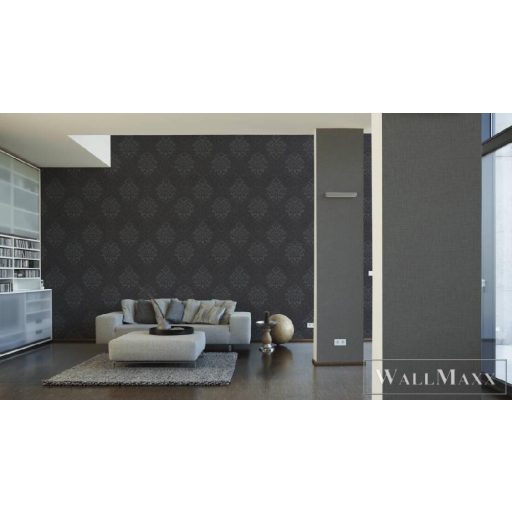 AS CREATION 36898-4 sötét szürke barokk minta