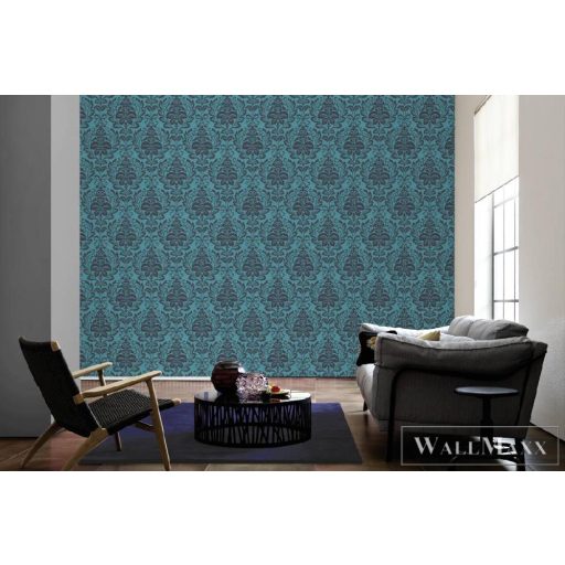 AS CREATION ATTRAKTIVE 36910-5 KÉK BAROKKOS TAPÉTA