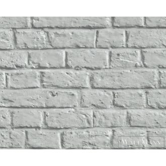  AS CREATION 36912-4 3d hatású szürke téglamintás tapéta