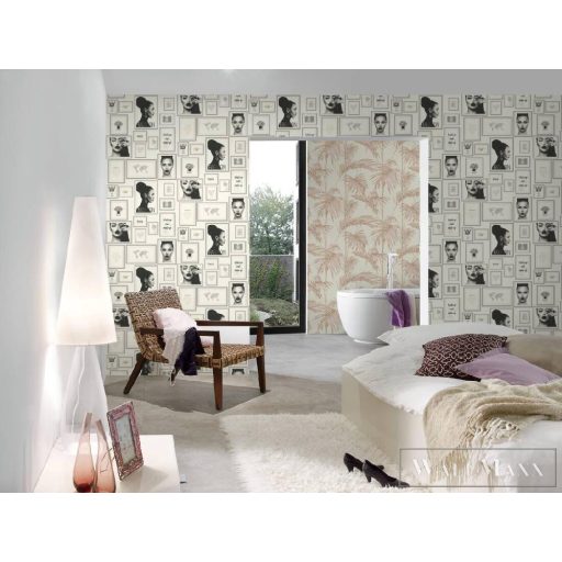 AS CREATION 36918-2 divat,smink,fodrász kozmetikus körmös tapéta montázs keretben