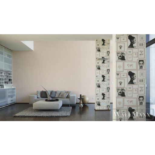 AS CREATION 36918-3 divat,smink,fodrász kozmetikus körmös tapéta montázs keretben