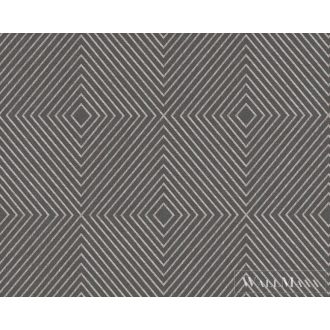AS CREATION 36926-1 3d szürke rombusz minta