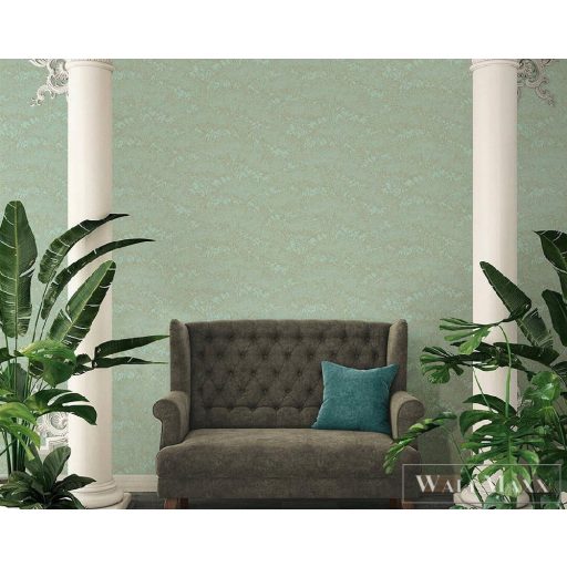 AS CREATION 36972-2 kontrasztos növények,kékeszöld színárnyalatú tapéta