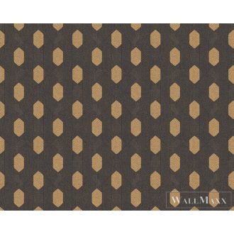   AS CREATION 36973-5 barna,szürke színek, fémes felületi díszítés