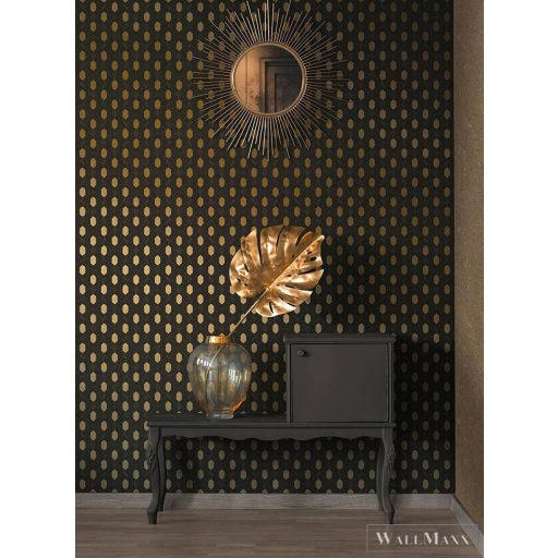 AS CREATION 36973-5 barna,szürke színek, fémes felületi díszítés