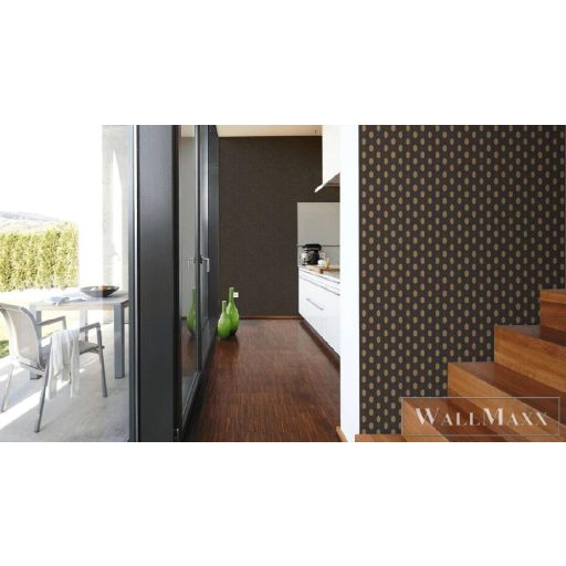 AS CREATION 36973-5 barna,szürke színek, fémes felületi díszítés