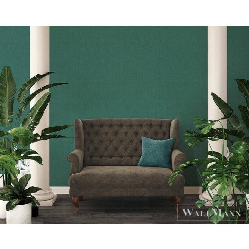 AS CREATION vlies 36977-1 erős zöld alap_ metál effekt elszórva
