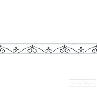   AS CREATION Only Borders 36999-1 sötét barokk mintás klasszikus bordűr