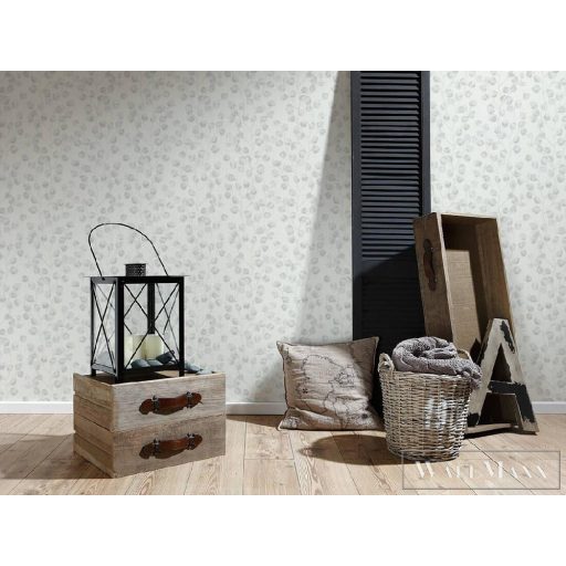 AS CREATION 37005-2 szürkéskék levélminta