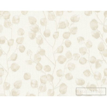 AS CREATION 37005-3 beige-krém árnyalatú levelek