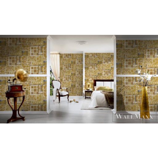 AS CREATION VERSACE 4 2022 37048-4 FÉNYÜZŐ STÍLUSÚ TAPÉTA