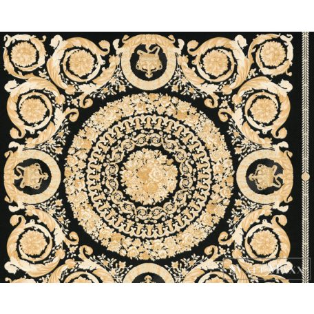 AS CREATION VERSACE 4 2022 37055-3 BÉZS, FEKETE TAPÉTA