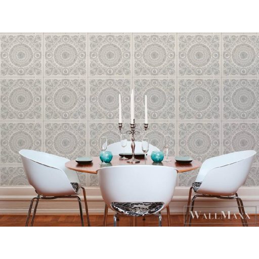 AS CREATION VERSACE 4 2022 37055-5 EZÜST, SZÜRKE TAPÉTA