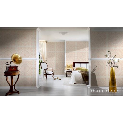 AS CREATION VERSACE 4 2022 37055-6 PINK, FEHÉR TAPÉTA