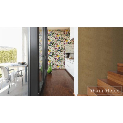 AS CREATION 3710-10 aranybarna színhatású kígyőbőr minta