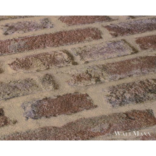 AS CREATION 37161-1 élethű rusztikus tégla mintázatú tapéta