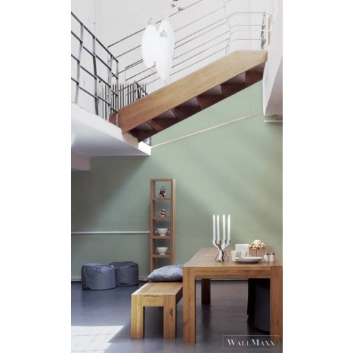 AS CREATION Cuba 2 37178-8 zöld uni modern-elegáns tapéta