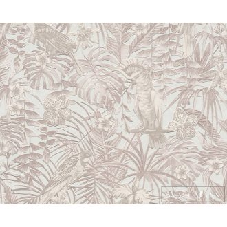 AS CREATION 37210-2 sűrű világos növénymintázat
