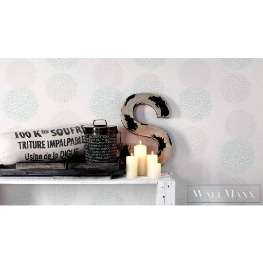 AS CREATION 37264-1 zöld,szürke,tört fehér színárnyalatok