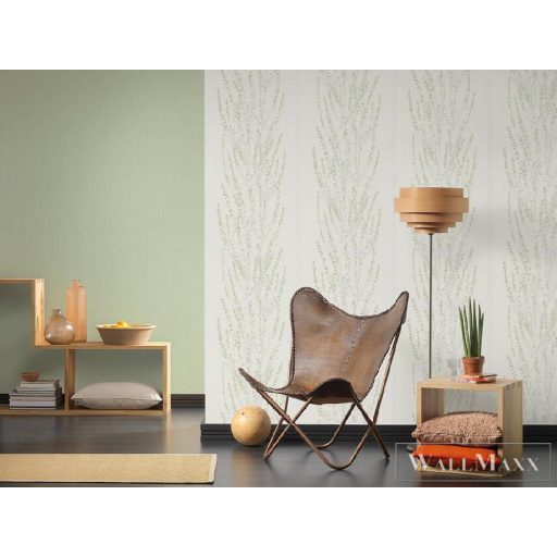 AS CREATION 37267-2 tört fehér, szürke-metál, zöld színárnyalatok