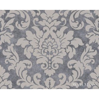 AS CREATION 37270-1 szürke hátterű klasszikus minta