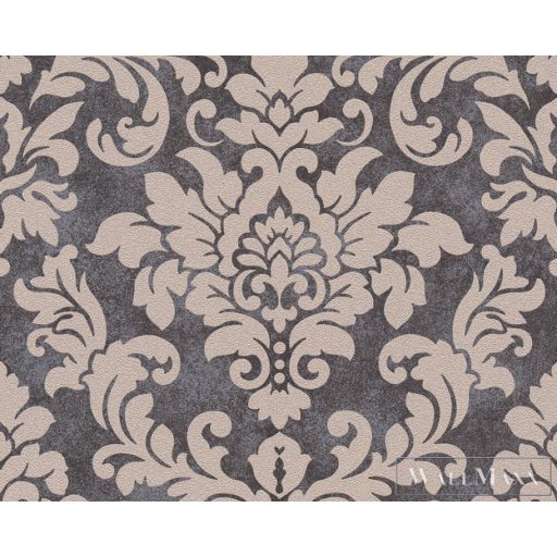 AS CREATION 37270-4 szürke árnyalatú háttér, fémes felületi díszítés