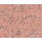 AS CREATION 37335-4 meleg rózsaszín hátterű levélminta