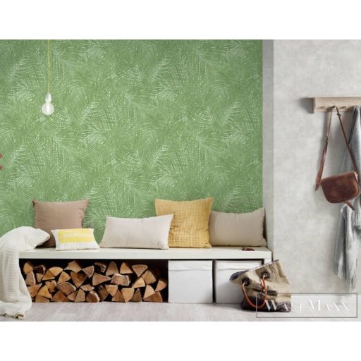 AS CREATION SUMATRA 2022 37371-5 TAPÉTA zöld