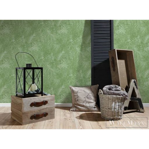 AS CREATION SUMATRA 2022 37371-5 TAPÉTA zöld