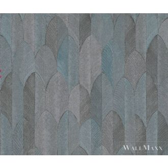   AS CREATION SUMATRA 2022 37373-3 TAPÉTA fekete kék szürke ezüst