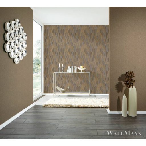 AS CREATION SUMATRA 2022 37373-5 TAPÉTA FEKETE Arany fémes hatású