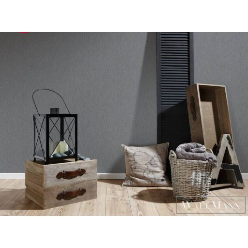 AS CREATION SUMATRA 2022 37374-5 DESIGN TAPÉTA fekete kék ezüst fémhatású